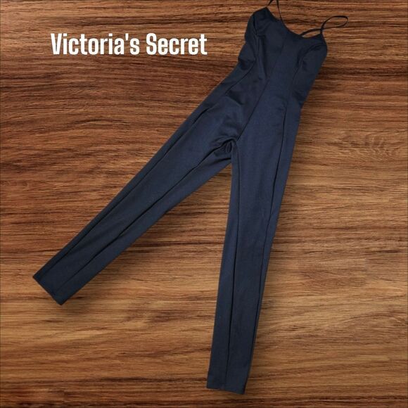 Victoria's Secret Black Stretch Onesie Jumpsuit - Picture 1 of 7